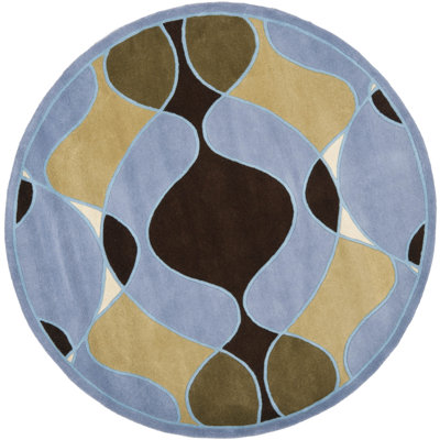 Amier Soho Hand Tufted Wool And Viscose Abstract Rug