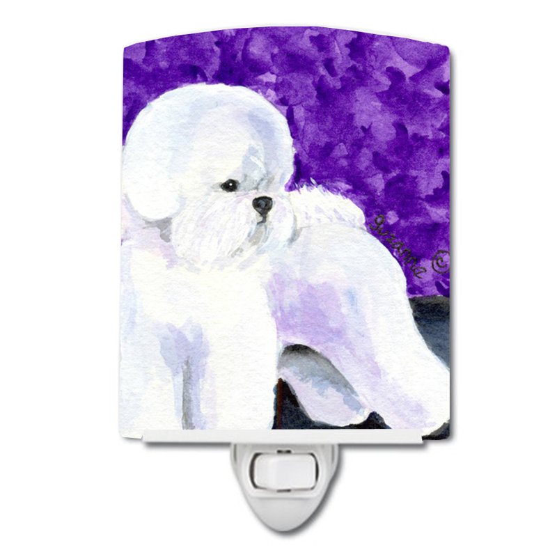 Bichon Frise Ceramic Night Light