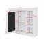 Armoire à pharmacie de 35 po x 27,5 po, armoire de salle de bain murale avec porte miroir, armoire de salle de bain murale avec six tablettes ouvertes, unité de rangement murale-965276146