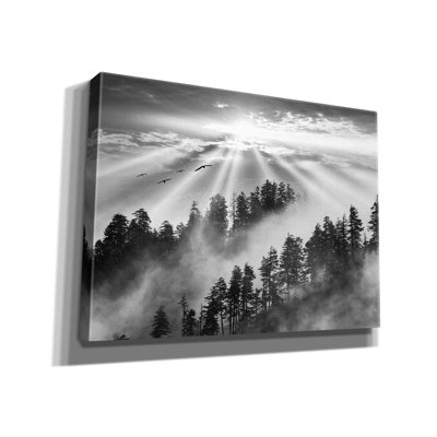 «Smoky Mountain Sunrise, Tennessee on Canvas» par Monte Nagler, reproduction