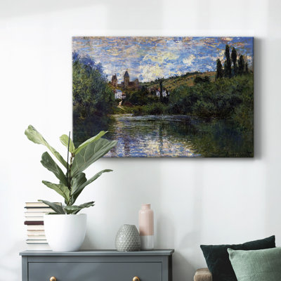 View of Vetheuil, 1880-Gallery Wrapped Canvas