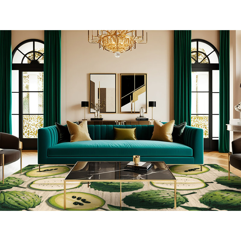  Tapis lavable Corossol, Rectangle 5 pi x 7 pi