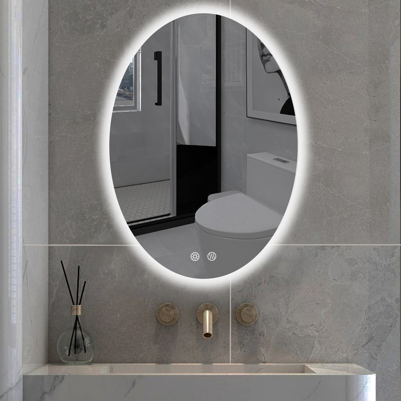 Miroir de salle de bain Adelee, 32 po x 24 po