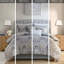 Housse de couette en coton 5 pièces pour lit très grand avec motif et tissus de taille 5-121232707