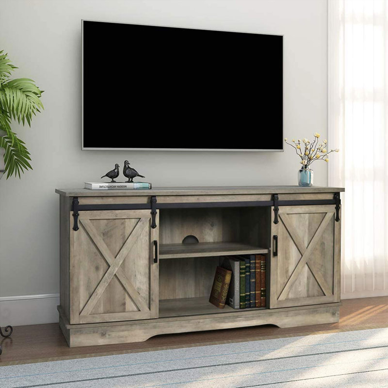 Unfinished for TVs up to 55", Tan