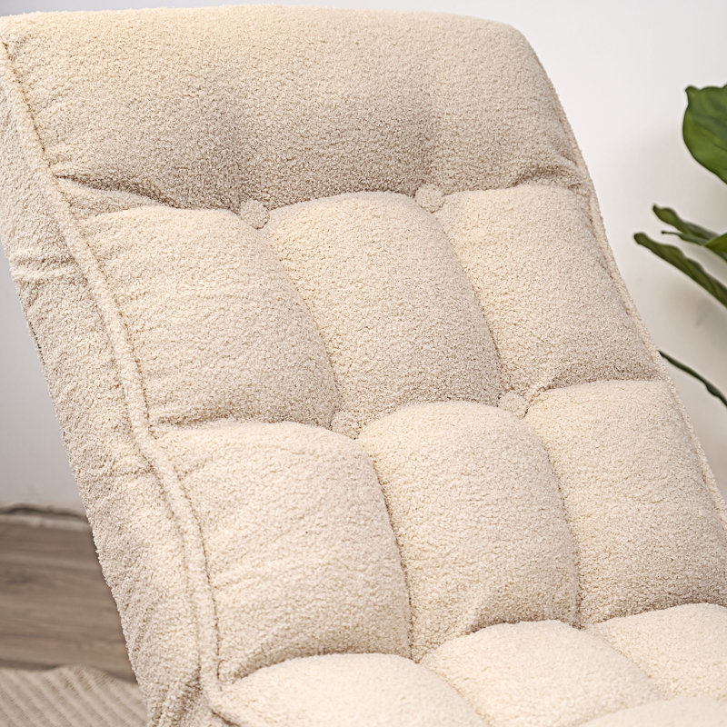 Single Sofa Reclining Chair, White