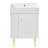 Letemps 21.6 " W Freestanding Standard Single Vanity Bathroom Vanity With Ceramic Top