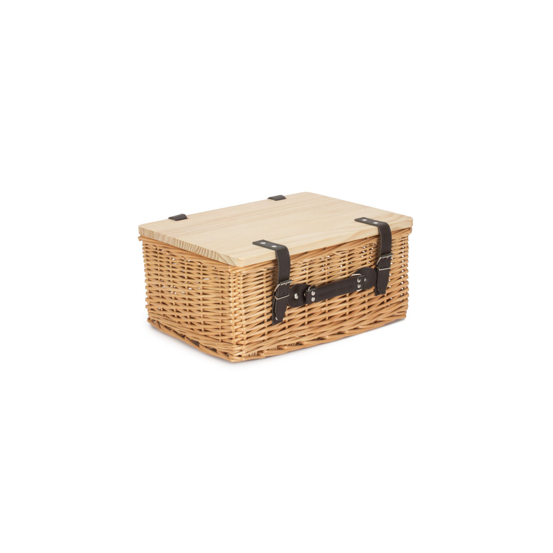 Wicker Gift or Storage Hamper Basket with Lid