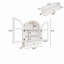 Armoire de rangement murale 31,5H pour salle de bain-1179320663