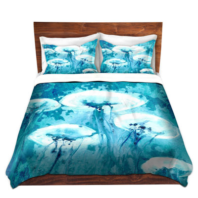 Luminous Jelly Fish Polyester Duvet Cover Set