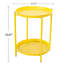 Table d'appoint pliante ronde en métal Caira-1536287137