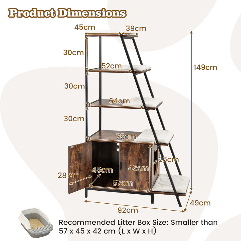 Shelving Unit, Brown