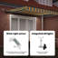 Ebern Designs Polyester Cover Retractable Patio Awning-946425485-946425483