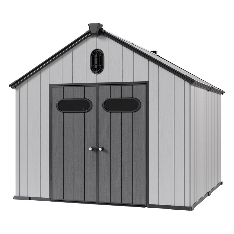 iYofe 8 ft. W x 10 ft. D Resin Storage Shed