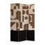 3 Panel Foldable Room Divider Boho Geometric Decor Partition-1014510277