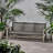 Large 3 Seater Grey Outdoor With Stable Iron And Seat Handwoven In-972424729