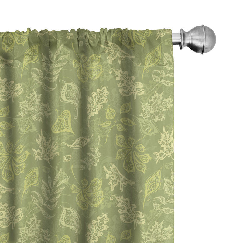 Rideaux à 4 panneaux East Urban Home, L 56 po x L 63 po