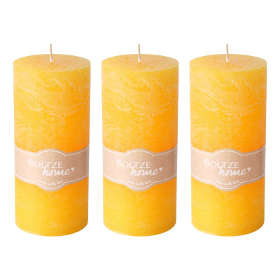 3 Piece Pillar Candle Set