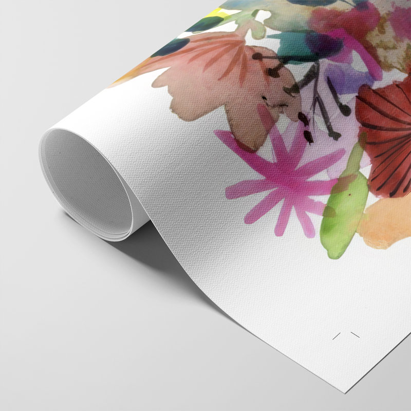 Linear Bouquet I - Impression sur toile seulement - NON-CADRE, H 60 po x l 40 po