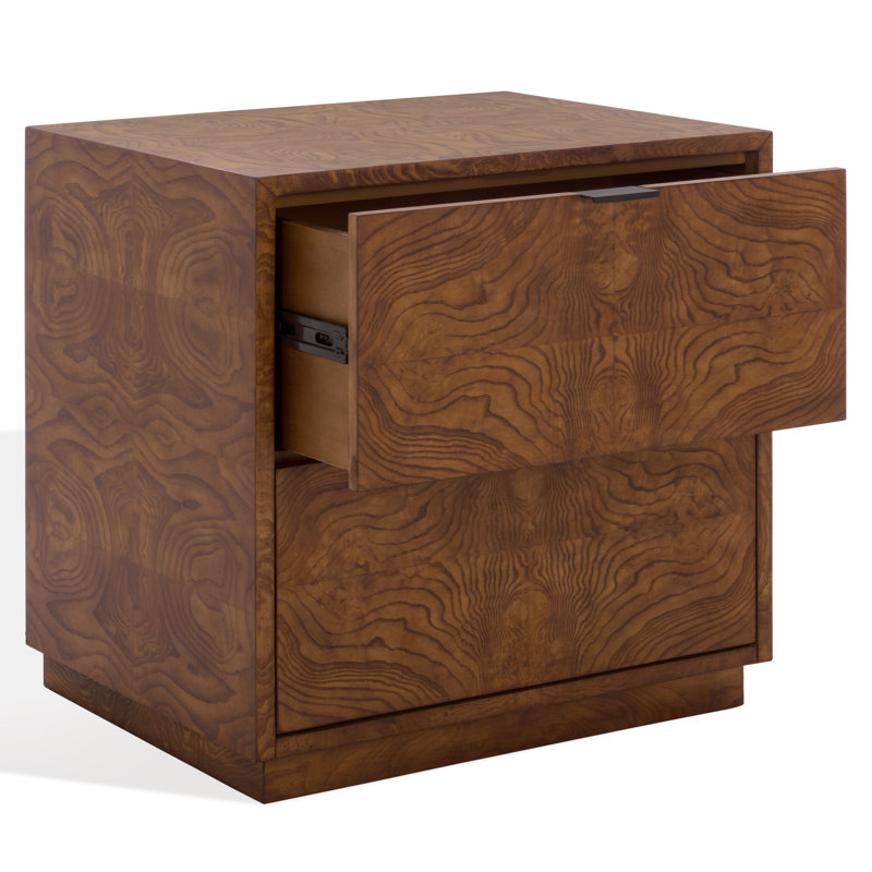 Table de chevet 2 tiroirs Frankie Burl