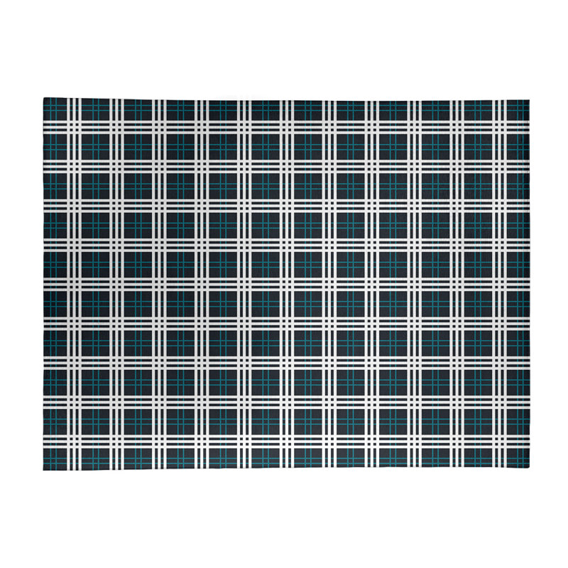 Plaid Indoor Rug, Rectangle 8' x 10'