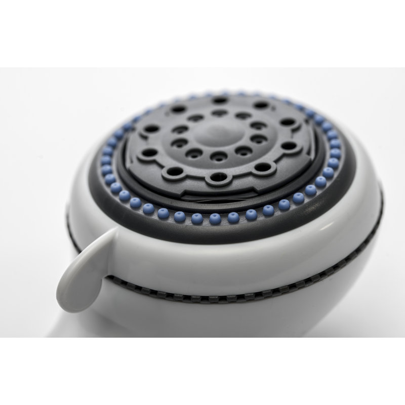 Massage/Jet Handheld Shower Head, White