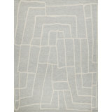 Exquisite Rugs Tangiers Handmade Hand-Tufted New Zealand Wool On Canvas Blue/Ivory Area Rug