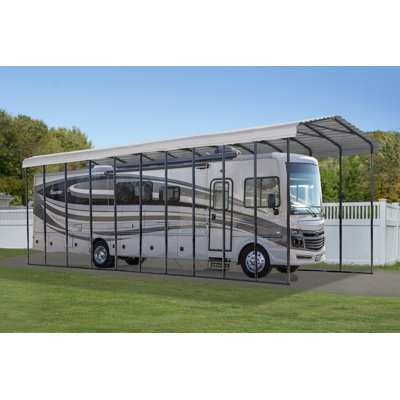 Galvanized Steel Rv Carport, 14X47X14