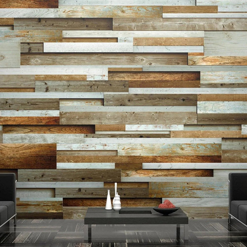 Wooden Order Wall Mural, 68" L x 98" W