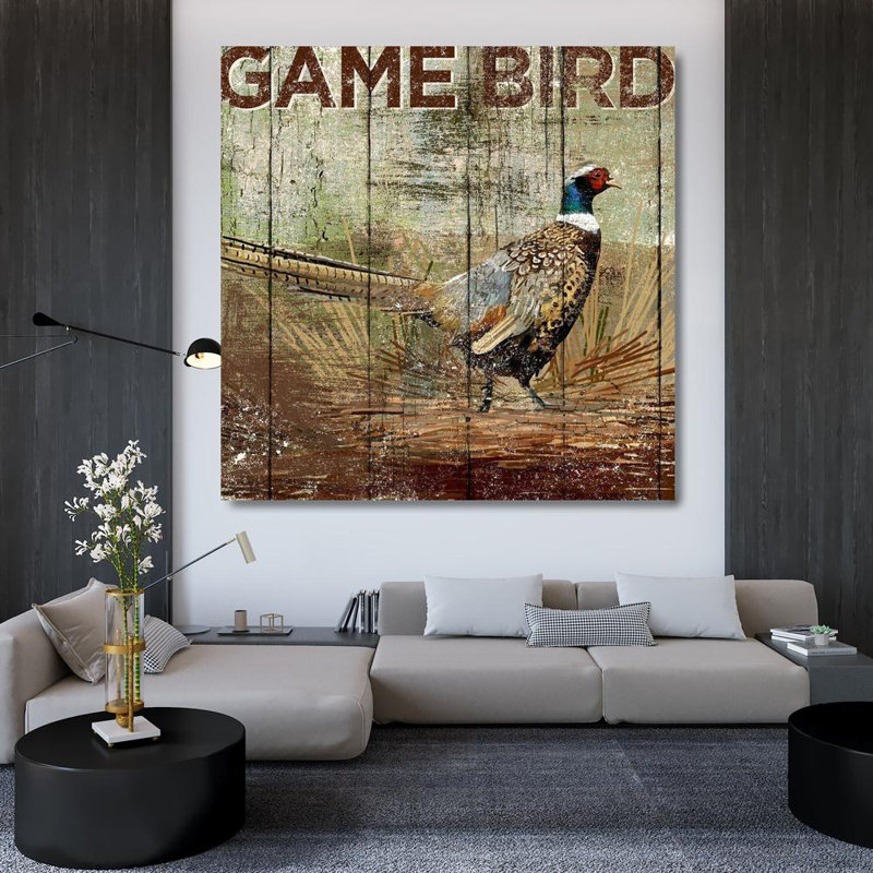 Art sur toile tendue Rosalind Wheeler Studio Licensing Studio Gallery: Open Season Pheasant