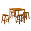 Ensemble de 2 tabourets de siège décontractés à hauteur décontractée 18 po-1136394387