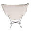 Fauteuil-pouf à volutes en mousse d'angora-374386207