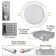 3'' Ultra Slim Selectable CCT New Construction LED Canless Recessed Lighting Kit