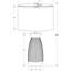 Lighting, H 27 po, lampe de table, céramique, abat-jour, contemporain-1006562928-1006562935