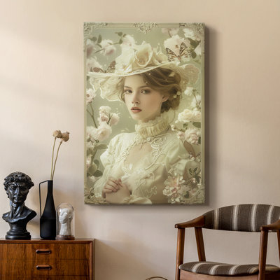 WOMEN Series CCCCLXXXII - Toile tendue avec châssis de qualité supérieure - Prêt à être accroché