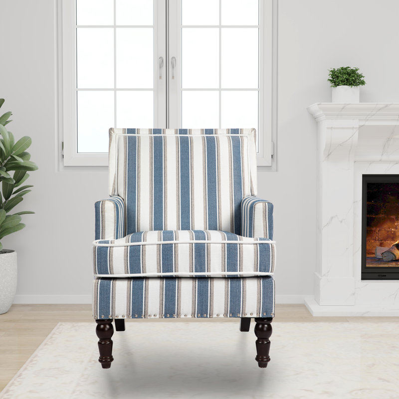 Fauteuil de 27,15 po de largeur conforme à la norme CAL117 de Dovidas, Bleu