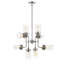Lustre linéaire spoutnik moderne à 8 lumières Grantham