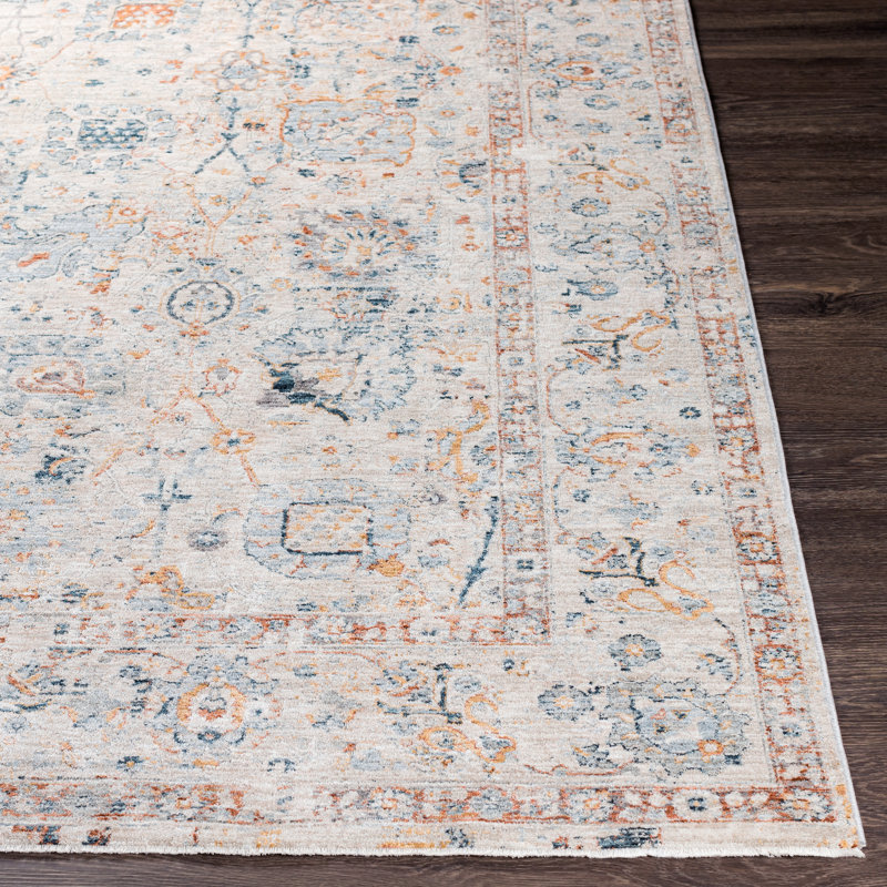 Oriental Indoor Rug, Rectangle 5' x 7'5"
