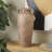 Brera Ceramic Antique Style Textured Vase With Shadings And Handles-555583104