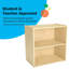 Bibliothèque de rangement étroite