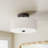 Flaire Fabric Semi Flush Mount-535900990-535900991