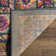 Christa Southwestern Blue/Fuchsia Area Rug