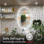 Miroir de salle de bain ovale Adorna-161366933