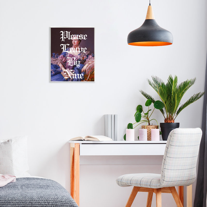 Veuillez quitter la plaque murale par neuf, design par Lil 'Rue