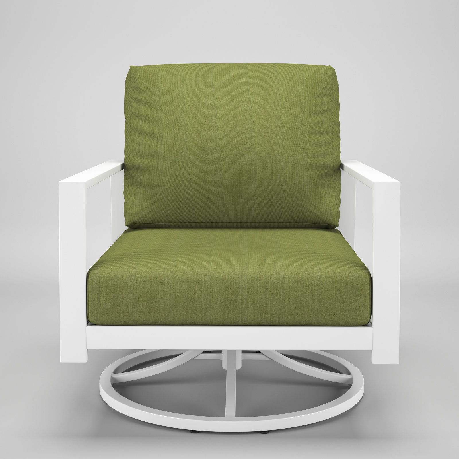 Townsend Metal Outdoor Chair With Sunbrella Cushion, Spectrum Cilantro