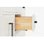 Ensemble de meuble-lavabo simple en bois massif 48 po avec lavabo en quartz Carrara de 1,5 po Tidworth-739563221-761863593