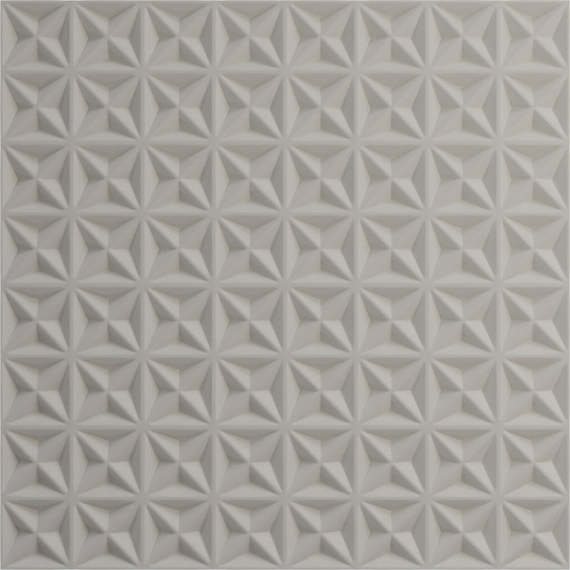 L 19 5/8 po x H 19 5/8 po Panneau mural décoratif Corura EnduraWall 3D, métallique (couvre 2,67 pieds carrés), Cuivre foncé