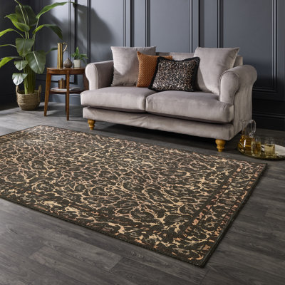 Geometric Digitally Printed 100% Polyester Area Rug