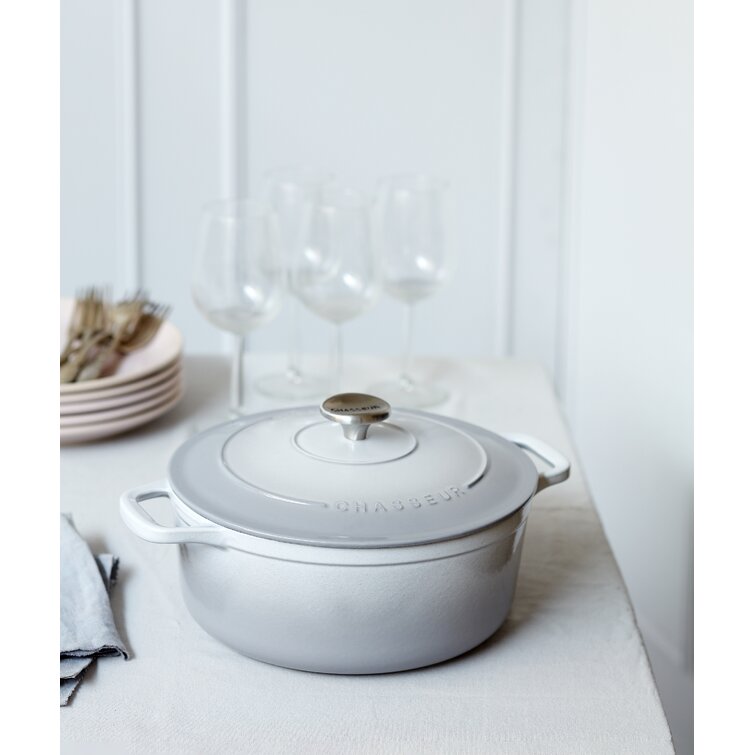 Chasseur Non-Stick Enameled Cast Iron Oval Dutch Oven