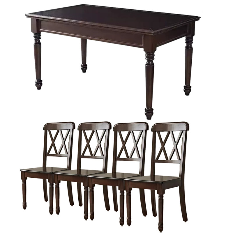 Sunnefa Four Leg Dining Set, 5